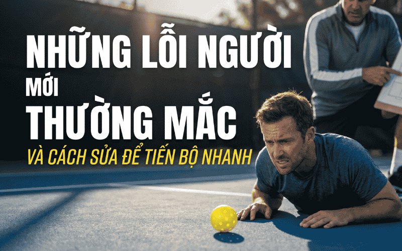 Những Lỗi Người Mới Chơi Pickleball Thường Mắc Và Cách Sửa Để Tiến Bộ Nhanh