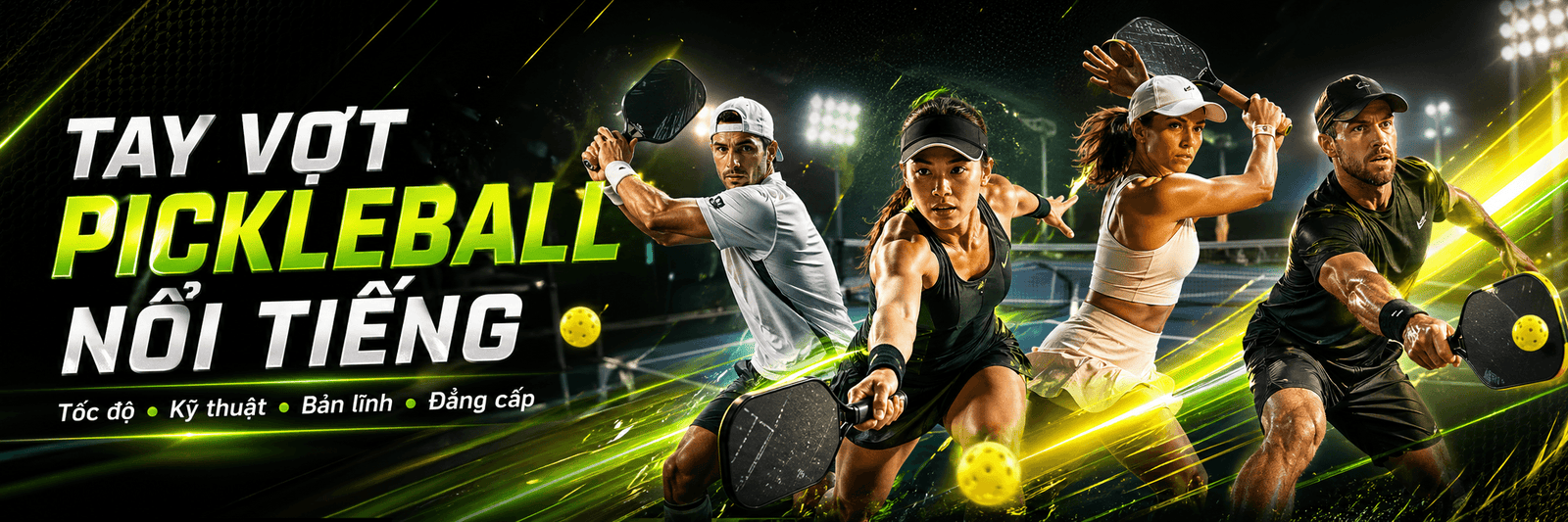 tay vợt pickleball nổi tiếng