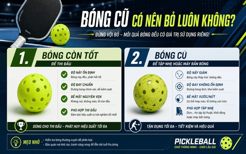 Bóng cũ có nên bỏ luôn không?