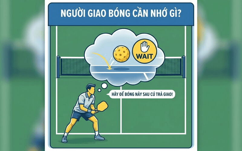 Người giao bóng cần nhớ gì?