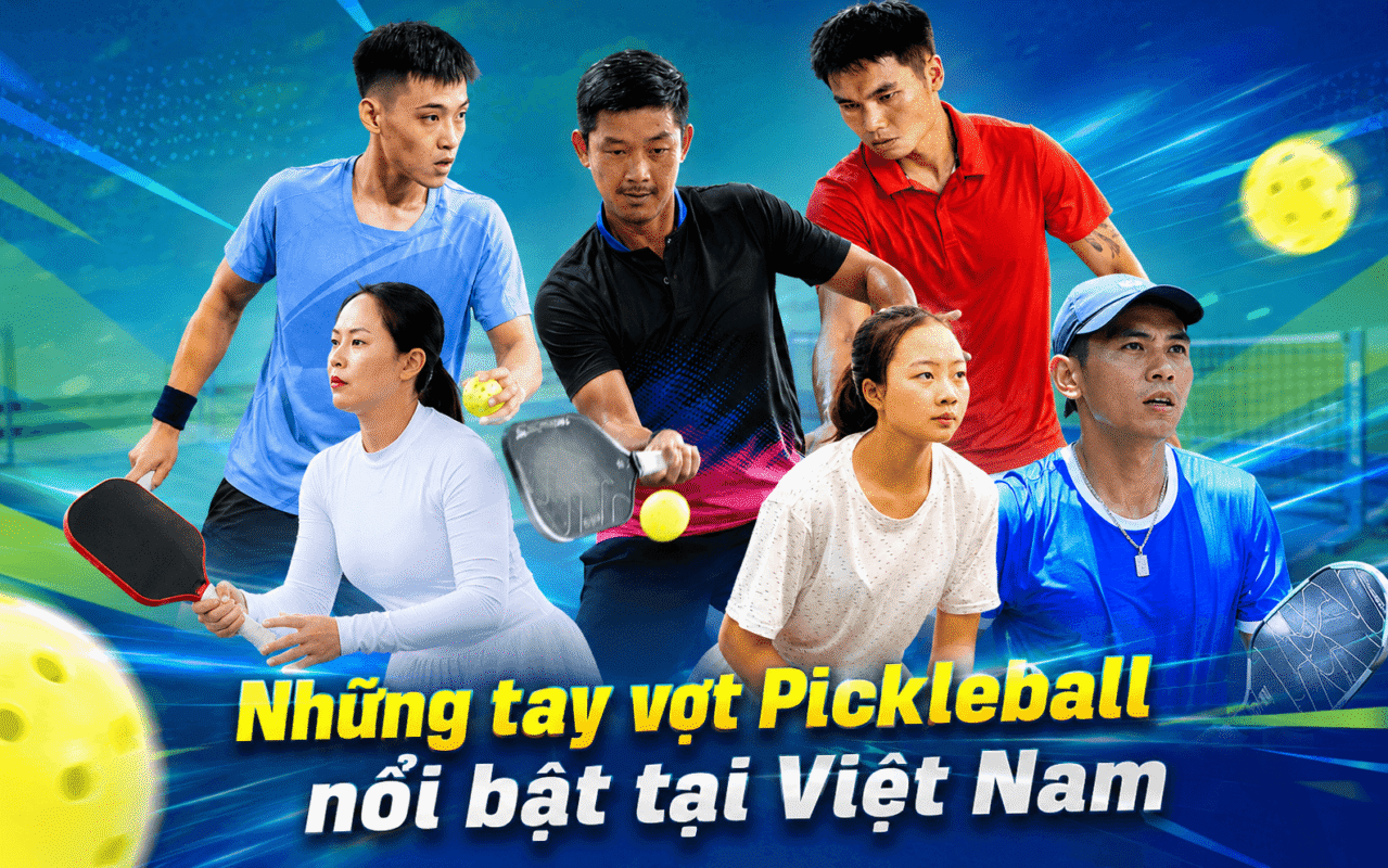 Những tay vợt Pickleball nổi bật tại Việt Nam