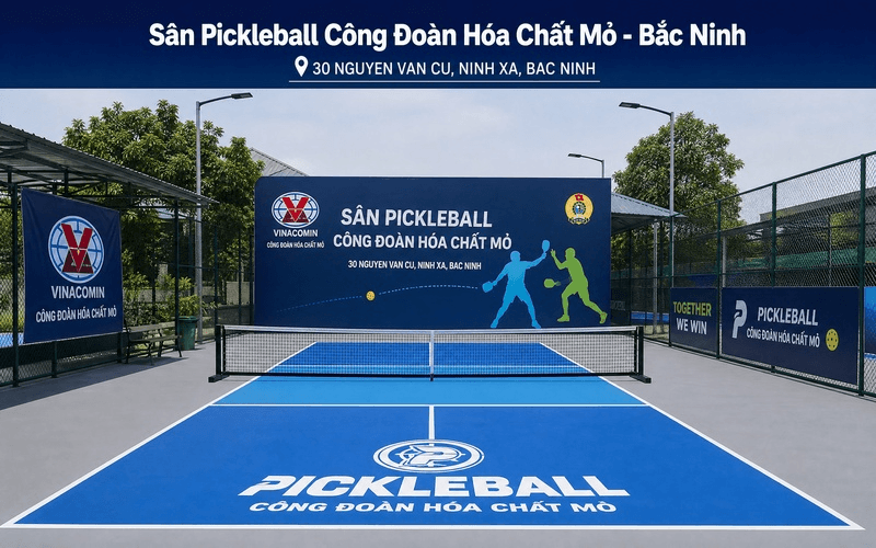 Sân Pickleball Công Đoàn Hóa Chất Mỏ