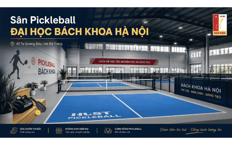 Sân Pickleball Đại học Bách Khoa Hà Nội