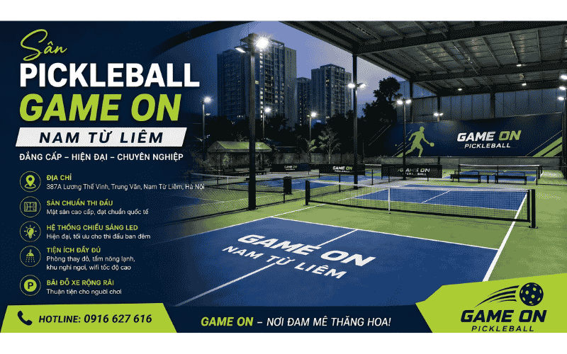 Sân Pickleball Game On Nam Từ Liêm