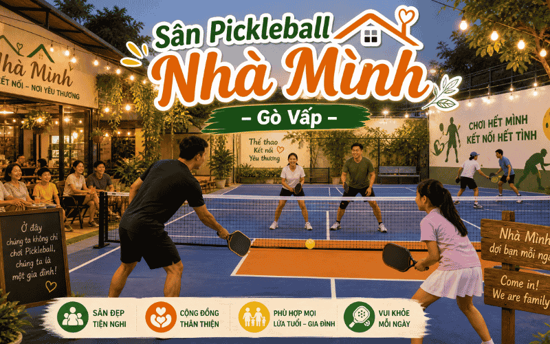Sân Pickleball Nhà Mình – Gò Vấp