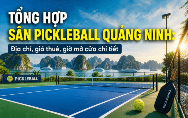 Tổng Hợp Sân Pickleball Quảng Ninh: Địa chỉ, giá thuê, giờ mở cửa chi tiết