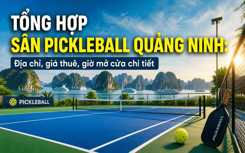 Tổng Hợp Sân Pickleball Quảng Ninh: Địa chỉ, giá thuê, giờ mở cửa chi tiết