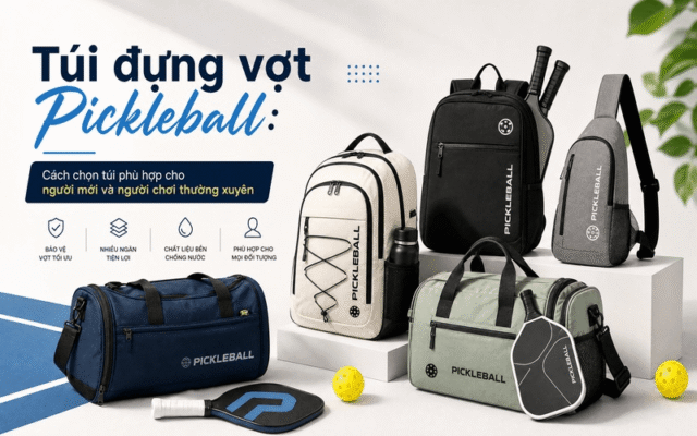 Túi đựng vợt Pickleball: Cách chọn túi phù hợp cho người mới và người chơi thường xuyên
