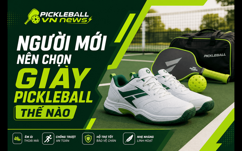 Người mới nên chọn giày Pickleball thế nào?
